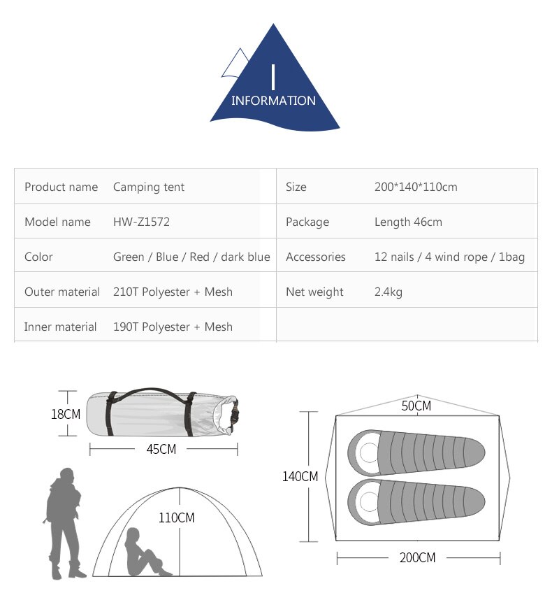 Cheap Goat Tents Hewolf Outdoor Camping Tent Double